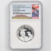 2017 �������ȥ�ꥢ �ϥ���졼�� ��饤���糧�� 1��ɥ� ��� 1���� �ץ롼�� NGC PF 70 UC ER ������ �ǹ���� ����̤������