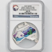 2016 �������ȥ�ꥢ �Ͽ޷�  ���졼�� �ۥ磻�� ���㡼�� 1��ɥ� ��� 1���� ̤���� NGC MS 70 ER ������ �ǹ���� ����̤������ ��Ȣ��