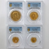 1902 ѹ ɥ7 ֥  4 ץߥ å ץ롼 ޥå PCGS PR 62~63 Matte ̤ʡ̤ ꥹ 