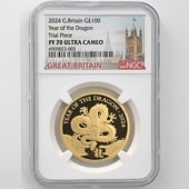  2024 ѹ  äǯζ 100ݥ  1 ץ롼 NGC PF 70 UC ǹ ̤ Ȣ ꥹ  1Τ