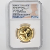 2024 ȥꥢ ϥ꡼ ʥ̥亮 ȯ10ǯ 100ɥ  1 ץ롼 NGC PF 70 UC FDOIʽ˽ ǹ ̤ Ȣ