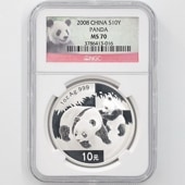 2008 ��� �ѥ�� 10�� ��� 1���� ̤���� NGC MS 70 �ǹ���� ����̤������