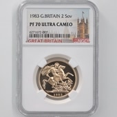 1983 ѹ ꥶ٥2 ֥ 2ݥ  ץ롼 NGC PF 70 UC ǹ ̤ 硼ε༣ ꥹ 