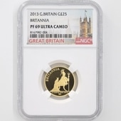 2013 ѹ ץߥࡦ֥꥿˥ 25ݥ  1/4 ץ롼 NGC PF 69 UC ǹ ̤ʥꥹ 