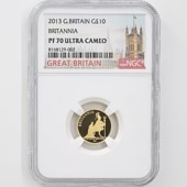 2013 ѹ ץߥࡦ֥꥿˥ 10ݥ  1/10 ץ롼 NGC PF 70 UC ǹ ̤ʥꥹ 