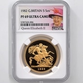 1982 ѹ ꥶ٥2 ֥  5 ݥ ץ롼 NGC PF 69 UC ǹ ̤ 硼ε༣ ꥹ 