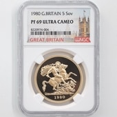 1980 ѹ ꥶ٥2 ֥ 5ݥ  ץ롼 NGC PF 69 UC ǹ ̤ 硼ε༣ ꥹ 