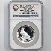 2016 ȥꥢ ϥ꡼ ʥ̥亮 1ɥ  1 ץ롼 NGC PF 70 UC ǹ ̤ åơ륤