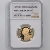 1978 ե ޥꥢ 20 ԥե  ץ롼 NGC PF 68 UC ǹ ̤