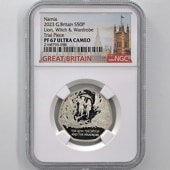  2023 ѹ ʥ˥ʪ 饤ȥɥ 50ڥ  ץ롼 NGC PF 67 UC ǹ ̤ Ȣ ꥹ  1Τ