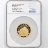 2021 ѹ ֥꥿˥ 500ݥ  5 ץ롼 NGC PF 70 UC FR  ǹ ̤ Ȣ ꥹ 
