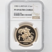 1980 ѹ ꥶ٥2 ֥ 5ݥ  ץ롼 NGC PF 69 UC ǹ ̤ 硼ε༣ ꥹ 