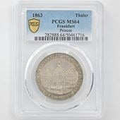 1812年(213年前) プロイセン王国(ドイツ) 独特の輝きと色合いの銀貨 ドイツ帝国プロイセン王国の象徴！「ヴィルヘルム1世」10マルク