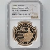2017 ѹ ꥶ٥2 ¨65ǯǰ եӥ꡼ 5ݥ  ץ롼 NGC PF 70 UC ǹ ̤ ꥹ 