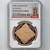 2008 ѹ ꥶ٥1 ¨450ǯǰ 5ݥ  ץ롼 NGC PF 69 UC ǹ ̤ ꥹ 