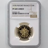 1978 ե 10ե ԥե  ץ롼 NGC PF 68 CAMEO ǹ ̤