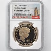 1999 �ѹ� �������������鵭ǰ 5�ݥ�� ��� �ץ롼�� NGC PF 69 UC ��ǹ���� ����̤������ ��Ȣ�� �����ꥹ ���