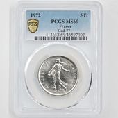 1972 ե 򼬤 5ե Ƽ PCGS MS 69 ǹ ̤