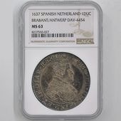 1637 ڥΥ͡ǥ ֥Хȸ եå4 1ɥå  NGC MS 63 ǹ ̤ 