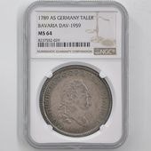 1789 ɥ Х 롦ƥɡ 1顼  NGC MS 64 ǹ ̤ѡ̤