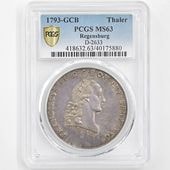 1793 ɥ 졼󥹥֥륯 ե2 1顼  PCGS MS 63 ǹ ̤