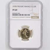1978 ե 򼬤 1/2ե ԥե  ץ롼 NGC PF 69 ǹ ̤