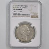 1871 ɥ Х 롼ȥ2 1顼  NGC UNC DETAILS ̤