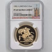 1981 ѹ ꥶ٥2 ֥ 5ݥɡ5֥˶ ץ롼 NGC PF 69 UC ǹ ̤ 硼ε༣ ꥹ 
