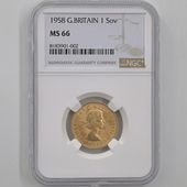1958 ѹ ꥶ٥2 ֥ 1ݥɡ1֥˶ NGC MS 66 ̤ 硼ε༣ 