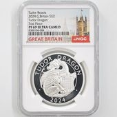  2024 ѹ ƥ塼īϤνå쥯 ƥ塼Υɥ饴 2ݥ  1 ץ롼 NGC PF 69 UC ǹ ̤ Ȣ ꥹ  1Τ