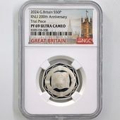 ����� 2024 �ѹ� RNLI200��ǯ 50�ڥ� ��� �ץ롼�� NGC PF 69 UC �ǹ���� ����̤������ ��Ȣ�� �����ꥹ ��� ������1��Τ�