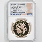  2024 ȥꥢ ѡ¤ʾΩ125ǯ 5֥  100ɥ åž夲 ץ롼 NGC PF 70 UC FDOI  ʽ˺ǹ ̤ Ȣ