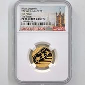 ����� 2023 �ѹ� ����Υߥ塼������� �ݥꥹ 25�ݥ�� ��� 1/4���� �ץ롼�� NGC PF 70 UC �ǹ���� ����̤������ ��Ȣ�� �����ꥹ ��� ������1��Τ�