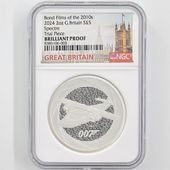 ����� 2024 �ѹ� �������ॺ���ܥ�� 007 ���꡼��60ǯ�ε��� 2010ǯ����� 5�ݥ�� ��� 2���� �ץ롼�� NGC BRILLIANT PROOF �ǹ���� ����̤������ ��Ȣ�� �����ꥹ ��� ������1��Τ�