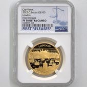 2022 �ѹ� ���ꥶ�٥�2�� �ԻԷʴ� ����ɥ� 100�ݥ�� ��� 1���� �ץ롼�� NGC PF 70 UC FR ������ �ǹ���� ����̤������ ��Ȣ�� �����ꥹ ���