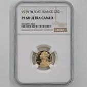 1979 ե ޥꥢ 5 ԥե  ץ롼 NGC PF 68 UC ǹ ̤