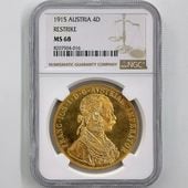  1915 ȥꥢ եġ衼1 ꥹȥ饤 4å   NGC MS 68 ̤ʡڥݥȡݥоݳ