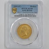 1841(C) �����ꥹ�Υ���� �������ȥꥢ ��ϡ��� ��� PCGS AU 58 ���⡼��ǡ��� ������