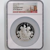 ����� 2023 �ѹ� �֥꥿�˥� 10�ݥ�� ��� 5���� �ץ롼�� NGC PF 69 UC �ǹ���� ����̤������ ��Ȣ�� �����ꥹ ��� ������1��Τ�