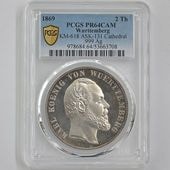 1866年Bドイツ　ザクセン王国マイニング シーラー　ターラー銀貨ヨハン王 招*@様 1866年Bドイツ ザクセン王国マイニング シーラー