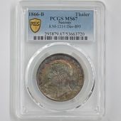 招*@様 1856年Fドイツ　ザクセン王国アルベルティーネ 1/3ターラー銀貨 1856年Fドイツザクセン王国アルベルティーネ 1/3ターラー銀貨