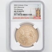 2022 �ѹ� ���ꥶ�٥�2�� ���鵭ǰ ���֥�� 5�ݥ�ɡ�5���֥��˶�� NGC MS 70 MATTE FR ������ �ǹ���� ����̤������ ��Ȣ�� �����ꥹ ���