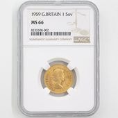 1959 �ѹ� ���ꥶ�٥�2�� ���֥�� 1�ݥ�ɡ�1���֥��˶�� NGC MS 66 ����̤������ �����硼��ε�༣