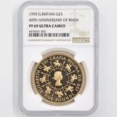 1993 ѹ ꥶ٥2 ״40ǯǰ 5ݥ  ץ롼 NGC PF 69 UC ǹ ̤ ꥹ 