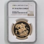 1980 ѹ ꥶ٥2 ֥ 5ݥɡ5֥˶ ץ롼 NGC PF 70 UC ǹ ̤ 硼ε༣ ꥹ 