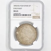 1892(92) ڥ ե13 5ڥ  NGC MS 65 ǹ ̤ѡ̤