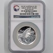 2015 ȥꥢ ϥ졼 ۥ 1ɥ  1 ץ롼 NGC PF 70 UC ǹ ̤ Ȣ