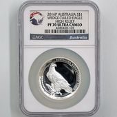  2016 ȥꥢ ϥ꡼ ʥ̥亮 1ɥ  1 ץ롼 NGC PF 70 UC ǹ ̤ åơ륤