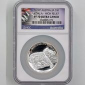  2012 ȥꥢ ϥ꡼  1ɥ  1 ץ롼 NGC PF70 UC ǹ ̤