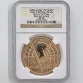 2001 ѹ ȥꥢ ׸100ǯǰ 5ݥ  Сץ롼 NGC REVERSE PF 70 ǹ ̤ ꥹ 